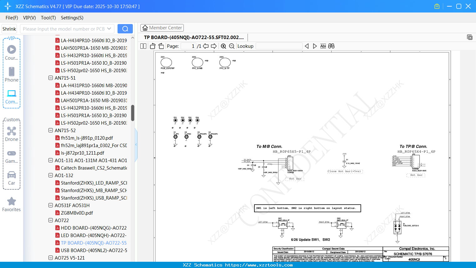Laptop ACER TP BOARD-(405NQI)-AO722-55.SFT02.002